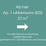 Apartmán Entspannter Nordsee-urlaub In Naturnahen Im Haus Tide Böhl