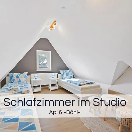 아파트 Entspannter Nordsee-urlaub In Naturnahen Im Haus Tide Böhl